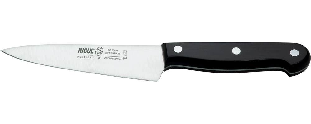 Faca De Cozinheiro  P.Preto 15Cm Nicul                      