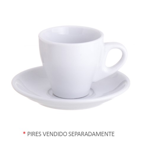 Chavena De Cha Conica Porcelana Branca 15 Cl                