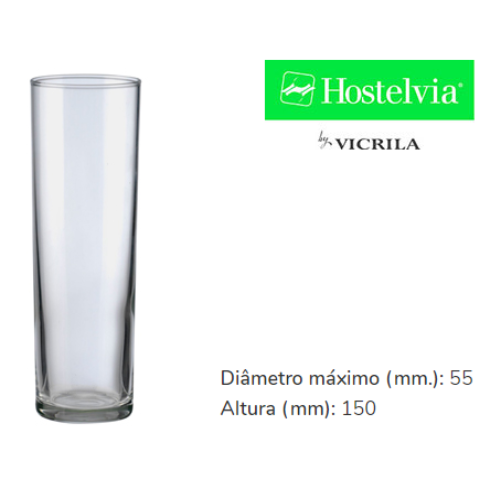 Copo Tubo 25 Hostelvia                                      