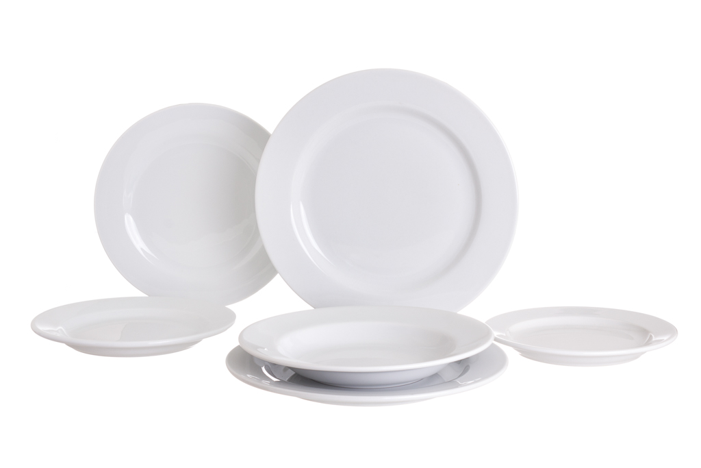 Prato Osl Raso Nº1 Porcelana  25Cm Pp (Bon Vida)            