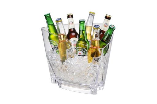 Balde Para Gelo Acrilico Triangular 33X32X26 Cm (Lz)        