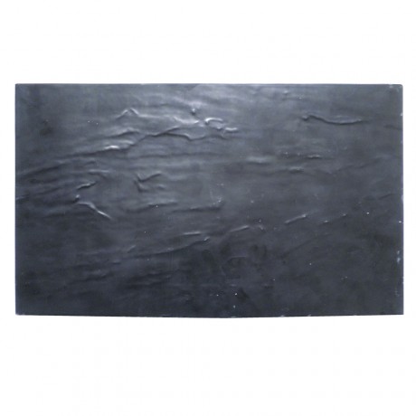Placa Gn 1/3 Imitação Ardósia 32,5X17,5Cm Preto Melamina    