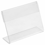 10 Unid. Cavaletes Para Etiquetas 8X6,5X2Cm Transp. Pvc     