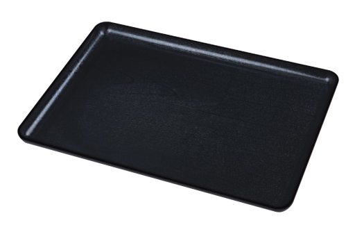 Tabuleiro Plastico 30X20Cm  Preto                           