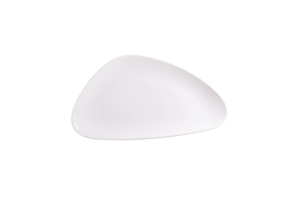 Prato Porcelana Triangular 33.3X18.2X2.3Cm                  