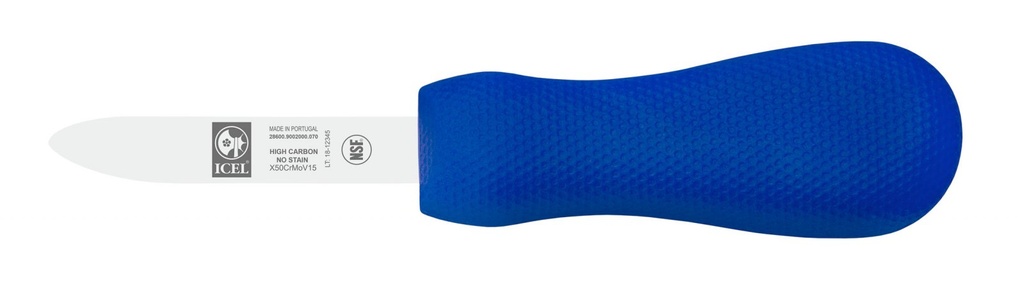 Faca Para Abrir Ostra 7Cm Pom Azul 286.9002.07 Icel         