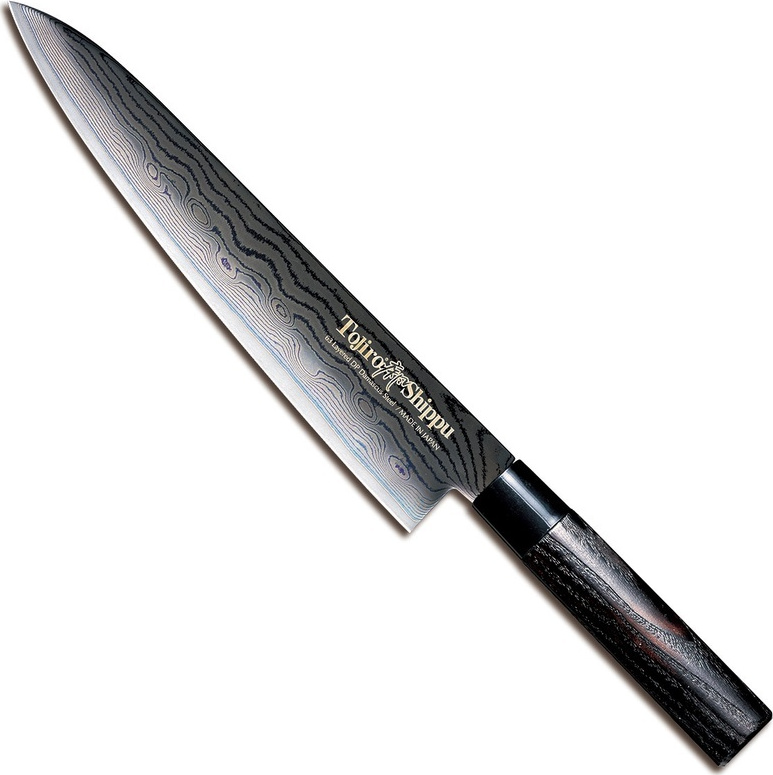 Faca De Chefe Tojiro Linha Shippu Black 27Cm                