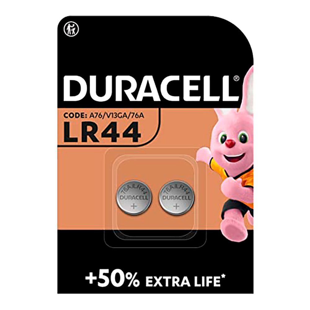 Blister 2 Pilhas Lr44 1,5V Duracell                         
