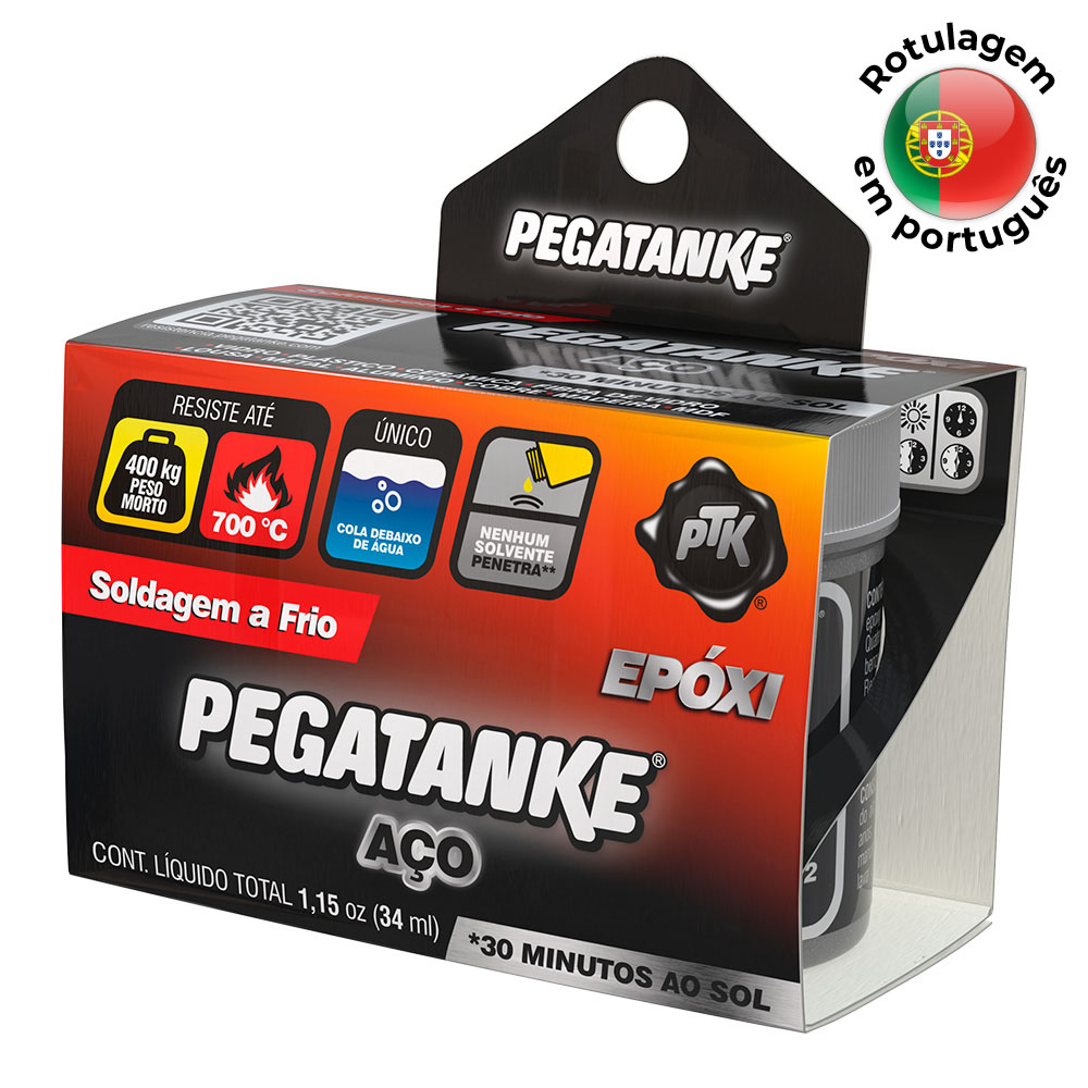 Pegatanke Epoxico Aço Preto 32G 700ºc                       