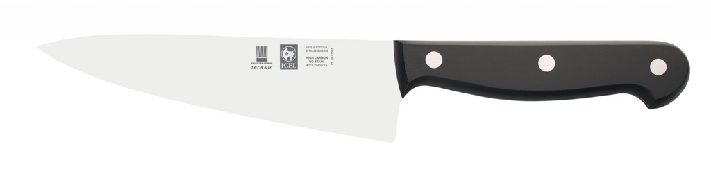 Faca De Chefe 150Mm Cabo Preto Technik Icel                 