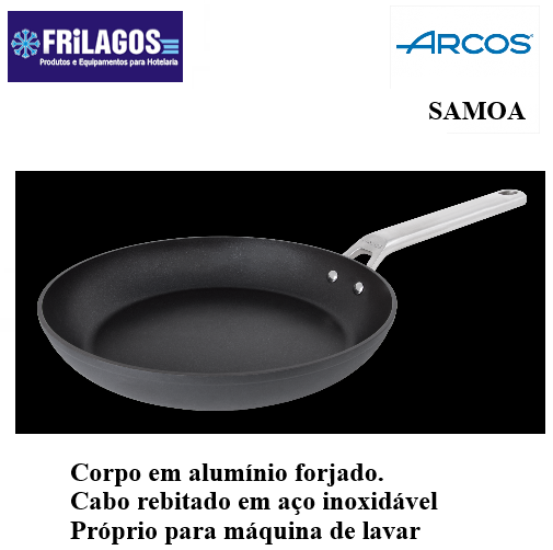 Caçarola Aluminio Samoa A.Adr. Cabo Inox 18Cm  Arcos        