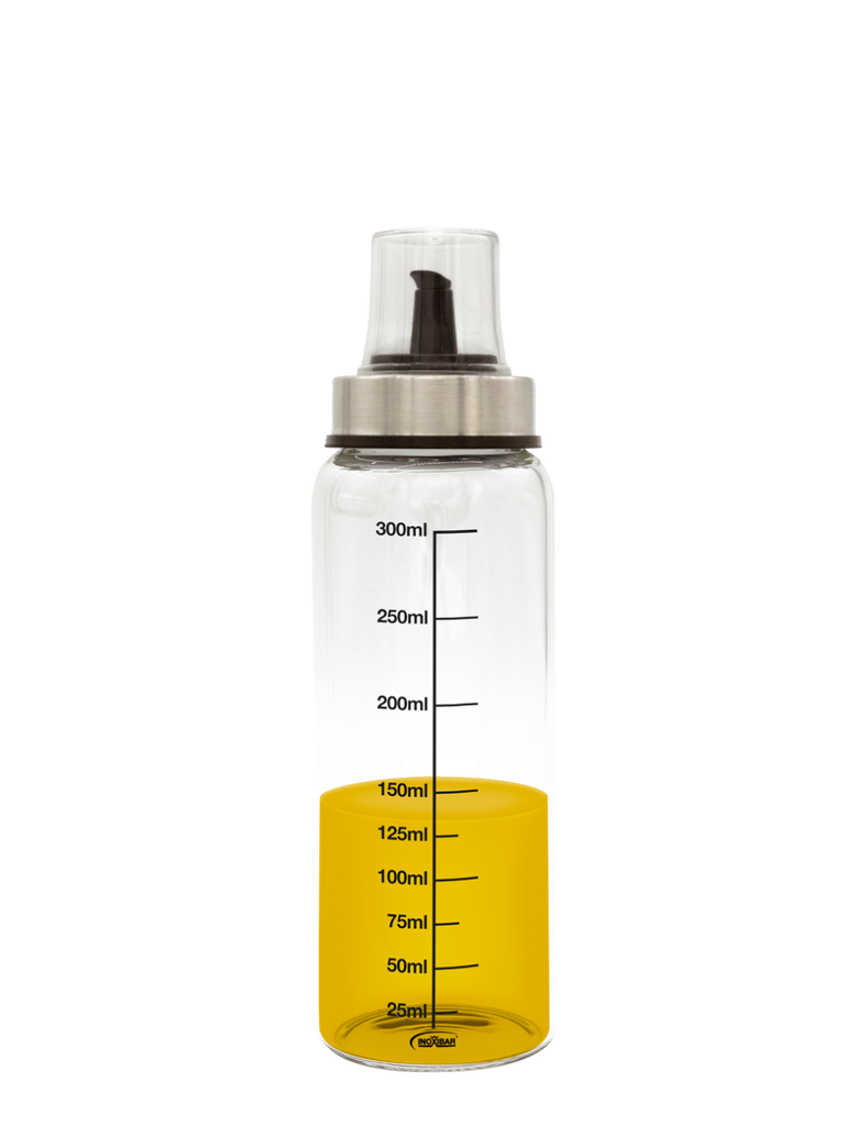 Almotolia Em Vidro Anti-Gota 300Ml 61326 Inoxibar           