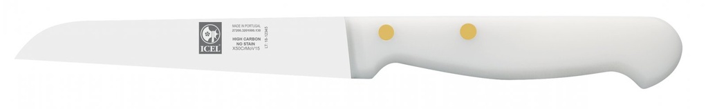 Faca Para Vegetais Cabo Branco 13Cm Icel                    