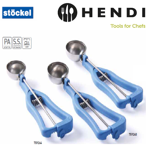 Colher Para Gelado 1/40 Pa Inox 18/8 Stockel                