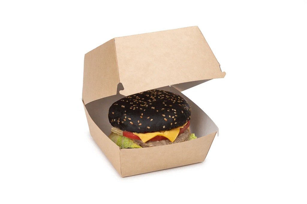 Caixa P/ Hamburguer Kraft 13X13X5|11Cm Pack 50              