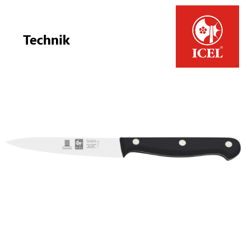Faca Para Legumes Cabo Preto 12Cm Technik Icel              