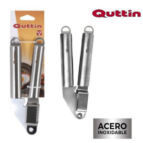 Esmagador De Alhos Linha Ss Silver  Quttin                  
