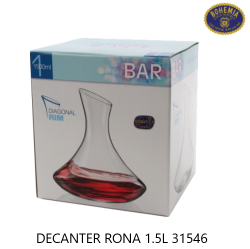 Decanter  Rona  1,5 Lt  31546 Crystalex  Bohemia Crystal    