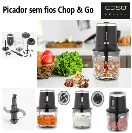 Picadora Caso Design Chop & Go 1 Litro 140X235X140Cm        