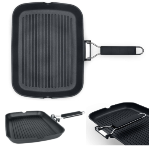 Grelhador Biocook 36 Retangular Cabo Móvel Soft 34X24Cm     