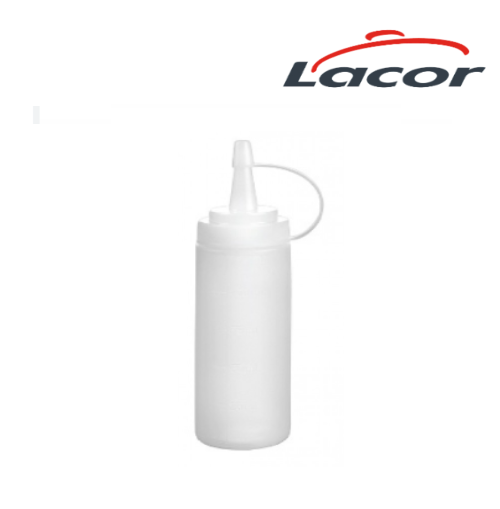 Frasco Para Molhos 250Ml Pe C/Tampa Lacor                   