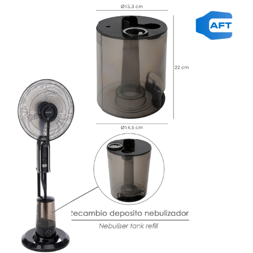 Deposito P/Ventoinha C/Nebulizador 05380205 Aft             