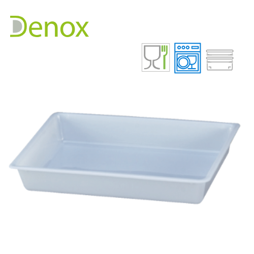Tabuleiro Alimentar Branco 2Lt 300X210X65Mm Denox           