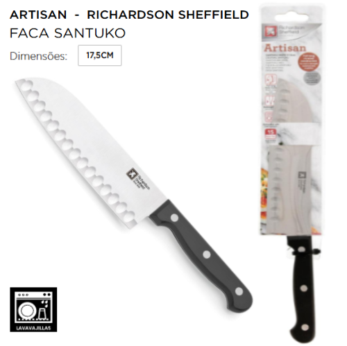 Faca Santuko Artisan 17,5Cm  Richardson Sheffield           
