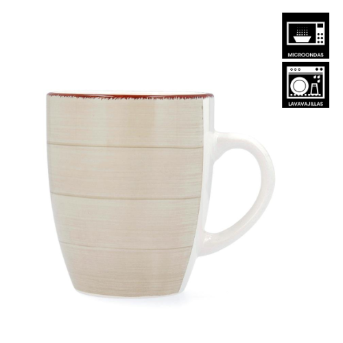Caneca 35Cl Vita Morning Natur Ceramica Grés Qd             
