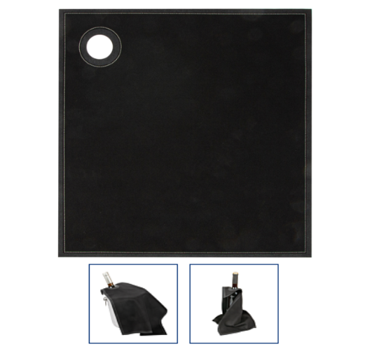 Rolo 12 Panos Cubi Drap 40X40Cm Garrafas Preto              