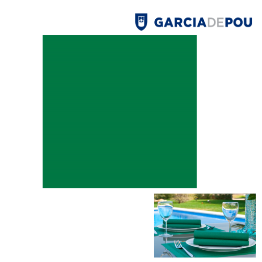 Guardanapo 40X40Cm Verde Jaguar  Airlaid 50 Unid            