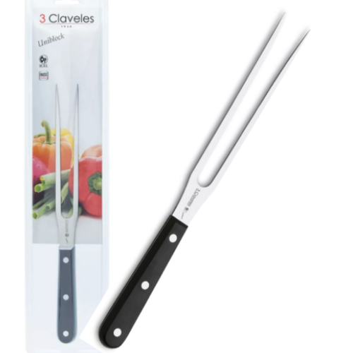 Garfo De Trinchar Uniblock Inox Cobo Pom 20Cm 3 Claveles    