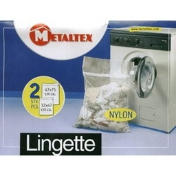 [107.405395] Jogo De 2 Sacos Nylon P/Roupa 32X47/45X75Cm Metaltex        
