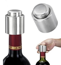 [107.611.STOP02] Rolha De Serviço Garrafas De Vinho Inox                     