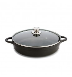 [107.413425.20] Caçarola Baixa Tampa Vidro 20Cm T/Calor 4134/25 Valira      