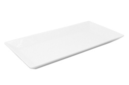 [107.0230531254] Travessa Retangular Porcel. Branca 23,5X11,6X1,2Cm          