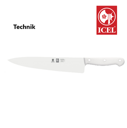 [107.272861030] Faca De Cozinheiro 272.8610.30 Cabo Branco 30 Cm            