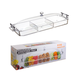 [107.2382D] Dispensador De 3 Compartimentos P.C. 43X16X16 Cm  (Lz)      