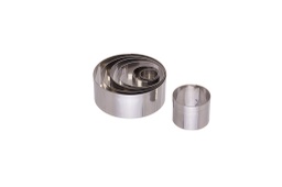 [107.2600071] Conjunto 7 Cortadores Massa Redondo Inox Lz                 