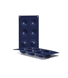 [107.870040] Molde Silicone 6 Cavidades Diamet.6Cm Alt.2.5Cm 870040 Ibili
