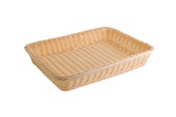 [107.732131024] Cesto Retangular Pp Creme 45X34X7 Cm                        