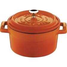 [851O0.9856300.240] Caçarola Redonda Ferro Laranja  4,49Lt  Lava                