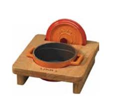 [83T00.1001500.255] Base Madeira Para Caçarola 10Cm (Lv As 102)Lava             