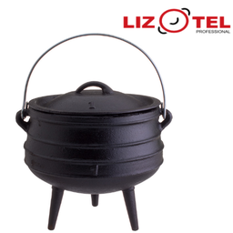 [107.0433696220] Panela C/3 Pes Em Ferro Fundido 3Lts Diametro 20Cm          