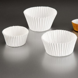 [107.350.05] Forma Papel "Petit Fours" 4X2,5 Cm Branco (500 Unid.)       