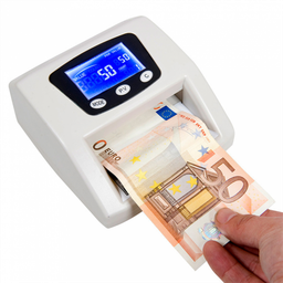 [100.203.37] Euro Detetor Notas Falsas Ac220-240V Branco Plástico        