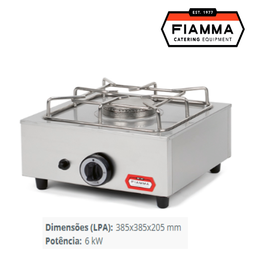 [100.202920001] Fogão Gás 1 Queimador Bancada 385X385X205Mmgct6 Fiamma      