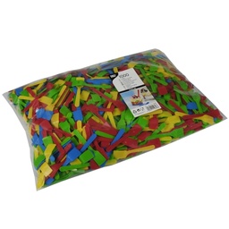 [107.12648] Colher Gelado Plasti. 8.5Cm Cor Sortid. 1000 Unid.(Papstar) 