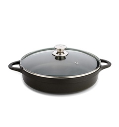 [107.415625.28] Caçarola Baixa Tampa Vidro 28Cm Nao/Inducao 4156/25 Valira  