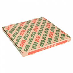 [107.CP40] Caixa De Pizza 40X40X4 Cm (Pack De 100 ) Cast. Porespack    